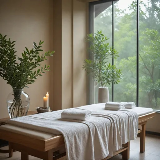 Raindrop massage rituals for refined medical spa stays