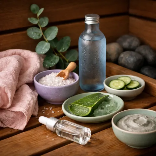 Is the sauna good for skin health during a luxury medical spa stay