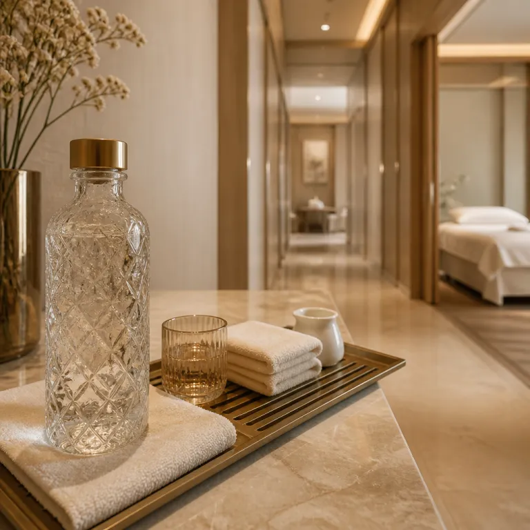 How crystal bottles quietly redefine luxury hydration in medical spa hotels