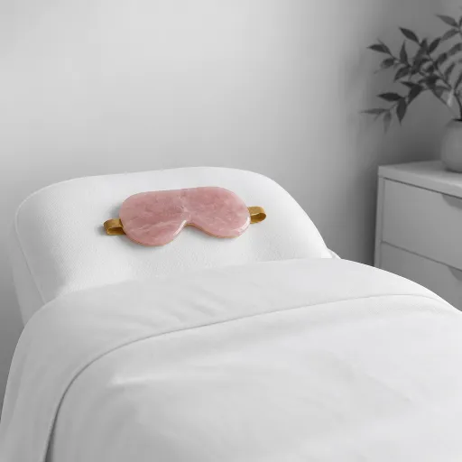 How a rose quartz eye mask turns a medical spa stay into a celestial ritual for your eyes