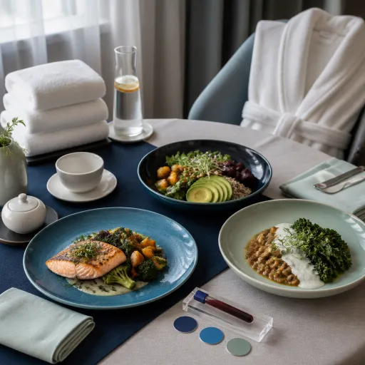Medical spa hotels where your meals are prescribed by your blood panel