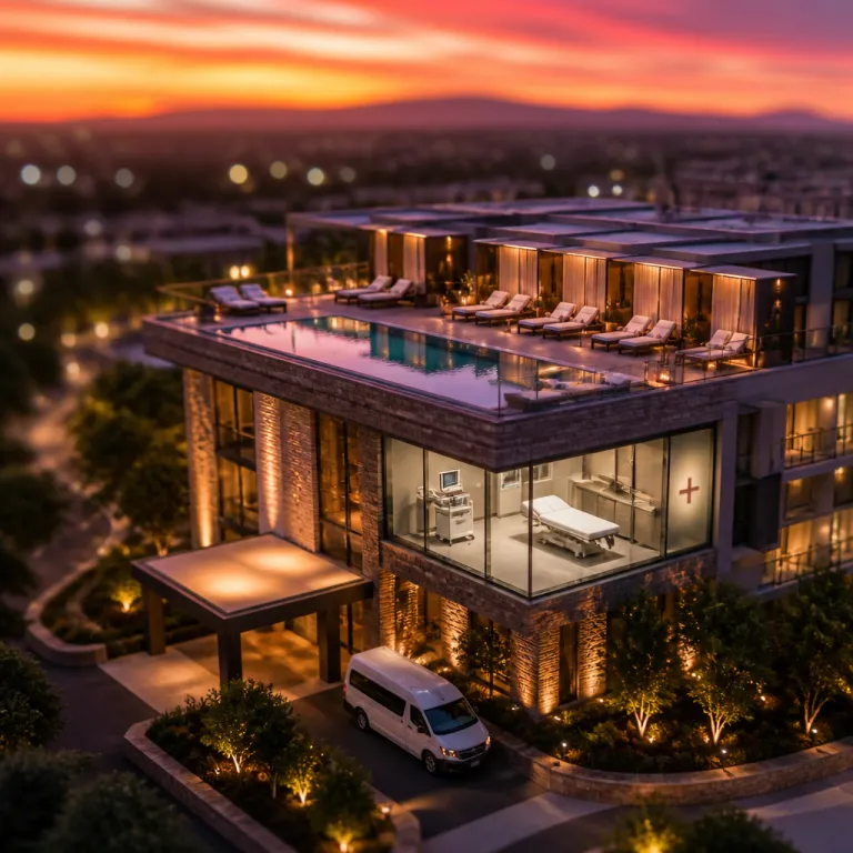 Medical spa hotels where the physician never leaves the building